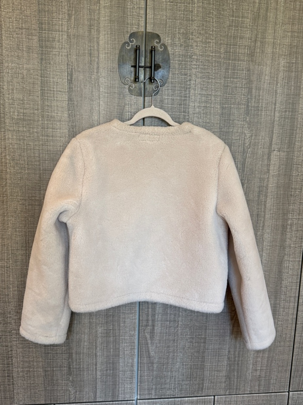 Zara Faux Shearling Jacket With‎ Fireman-Style Lobster Clasps - Picture 10 of 17